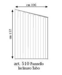 Pannello copertura coibentata recinto piccolo art. 590