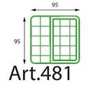 Pannello rete  con cancello CatBox art. 481